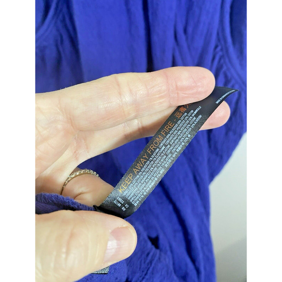 Anthropologie Daily‎ Practice Dress Womens XS Blue Sleeveless Ruched Mini Dress - Picture 4 of 4